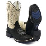 BOTA TEXANA BICO QUADRADO FLOATER - FRANCA BOOTS