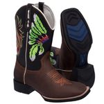 BOTA TEXANA BICO QUADRADO- ÍNDIO - FRANCA BOOTS 