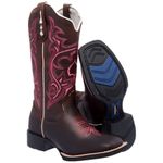 BOTA TEXANA HOPPER FEMININA BICO QUADRADO - FRANCA BOOTS