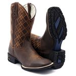 BOTA TEXANA BICO QUADRADO - FRANCA BOOTS