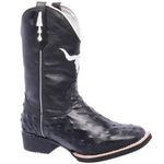 BOTA TEXANA BICO QUADRADO REPLICA AVESTRUZ - FRANCA BOOTS 