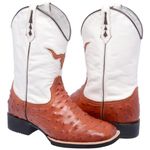 BOTA TEXANA BICO QUADRADO FLOATER - FRANCA BOOTS 