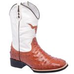 BOTA TEXANA BICO QUADRADO FLOATER - FRANCA BOOTS 