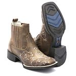 BOTA BOTINA TEXANA BORDADA