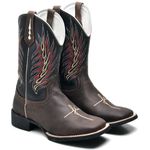 BOTA TEXANA BICO QUADRADO FÉ - FRANCA BOOTS 