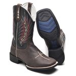 BOTA TEXANA BICO QUADRADO FÉ - FRANCA BOOTS 