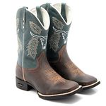 BOTA TEXANA BICO QUADRADO-BOI FRANCA BOOTS 