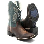BOTA TEXANA BICO QUADRADO-BOI FRANCA BOOTS 