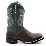 BOTA TEXANA BICO QUADRADO-BOI FRANCA BOOTS 