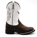 BOTA TEXANA BICO QUADRADO BOI BORDADA FRANCA BOOTS 