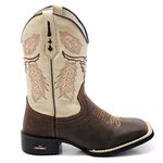 BOTA TEXANA BICO QUADRADO COURO LEGITIMO - FRANCA BOOTS 