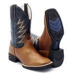 BOTA TEXANA EM COURO LEGÍTIMO BORDADA - FRANCA BOOTS