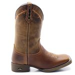 BOTA TEXANA BICO QUADRADO COURO LEGITIMO bordada arame - FRANCA BOOTS 
