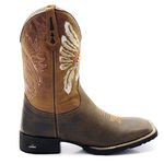 BOTA TEXANA BICO QUADRADO ÍNDIO - FRANCA BOOTS 