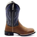 BOTA TEXANA BICO QUADRADO COURO LEGITIMO