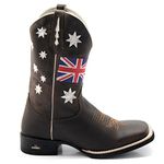 BOTA TEXANA BICO QUADRADO COURO LEGITIMO FRANCA BOOTS 