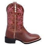 BOTA TEXANA FEMININA BORDADA PINK