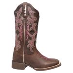 BOTA TEXANA HOPPER FEMININA BORDADA COURO LEGITIMO - FRANCA BOOTS 