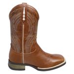 BOTA TEXANA MASCULINA BORDADA SOLADO BORRACHA FRANCA BOOTS