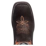 BOTA TEXANA MASCULINA BORDADA SOLADO JUMP SNIKER-LARANJA