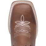 BOTA TEXANA FEMININA BORDADA CRUZ AZUL SOLA CAFÉ FRANCA BOOTS 