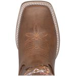 BOTA TEXANA HOPPER FEMININA BORDADA SOLA CAFÉ HAVANA - FRANCA BOOTS 