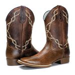 BOTA TEXANA MASCULINA BORDADA ARAME FARPADO