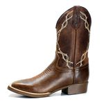 BOTA TEXANA MASCULINA BORDADA ARAME FARPADO