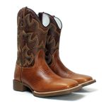 BOTA TEXANA MASCULINA BORDADA COURO fb