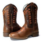 BOTA TEXANA BORDADA FERRADURA FB51