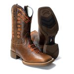 BOTA TEXANA BORDADA FERRADURA FB51