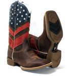 BOTA TEXANA BORDADA CANO ALTO MASCULINA USA FB57