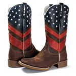 BOTA TEXANA BORDADA CANO ALTO MASCULINA USA FB57