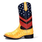 BOTA TEXANA BORDADA CANO ALTO MASCULINA USA FB61