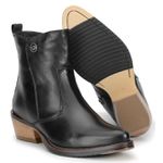 Bota Bico Fino Feminina Country De Cano Curto Snaker Cor Café