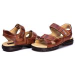 Chinelo Comfort Masculino em Couro Natural
