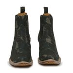 BOTINA MASCULINA TECIDO JEANS MILITAR