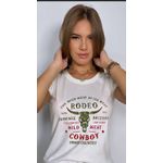 T-SHIRT COUNTRY FEMININA ESTAMPADA AREIA RODEO