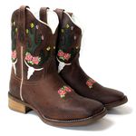 BOTA TEXANA FEMININA BORDADA FB77 - FRANCA BOOTS 