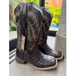 Bota texana hopper feminina bordada cano e escamada 
