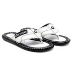 Chinelo Masculino Franca fort em Couro Branco