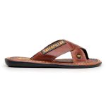 Chinelo Trançado Masculino em Couro Legítimo 
