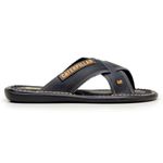 Chinelo Trançado Masculino em Couro Legítimo Franca fort original