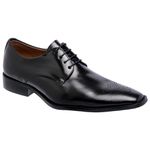 Sapato Social Oxford Cromo Argentino Preto 