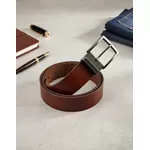 Cinto Casual Couro Cromo Argentino 35mm Caramelo