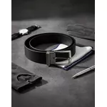 Cinto Casual Couro Cromo Argentino 30mm Preto