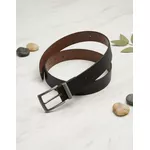 Cinto Casual Couro Cromo Argentino 30mm Preto