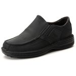 Sapato Casual Conforto Couro Preto