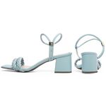 Sandália Feminina Primavera / Verão Azul Bebê