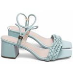 Sandália Feminina Primavera / Verão Azul Bebê